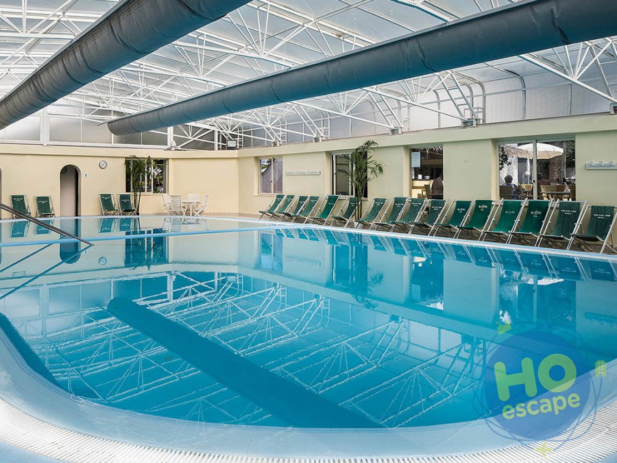 Hotel Terme Royal Palm La piscina coperta, con acqua termale calda
